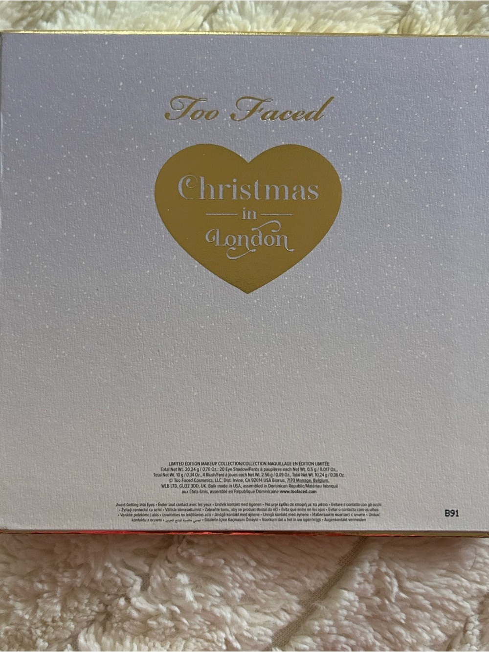 Too Faced Christmas in London Limited Edition Makeup Palette - Pink & Gold - Picture 4 of 5